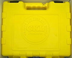 New Hinge Doctor new yellow case & updated instructions. Fits 6 standard tools!