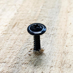200Pcs #8 1-1/2″ Phillips Truss Head Wood Screws, 1 1/2 Inch Black Screws, Quick