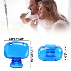 4 Pack Travel Toothbrush Head Covers Toothbrush Protector Cap Brush Pod Case Pro