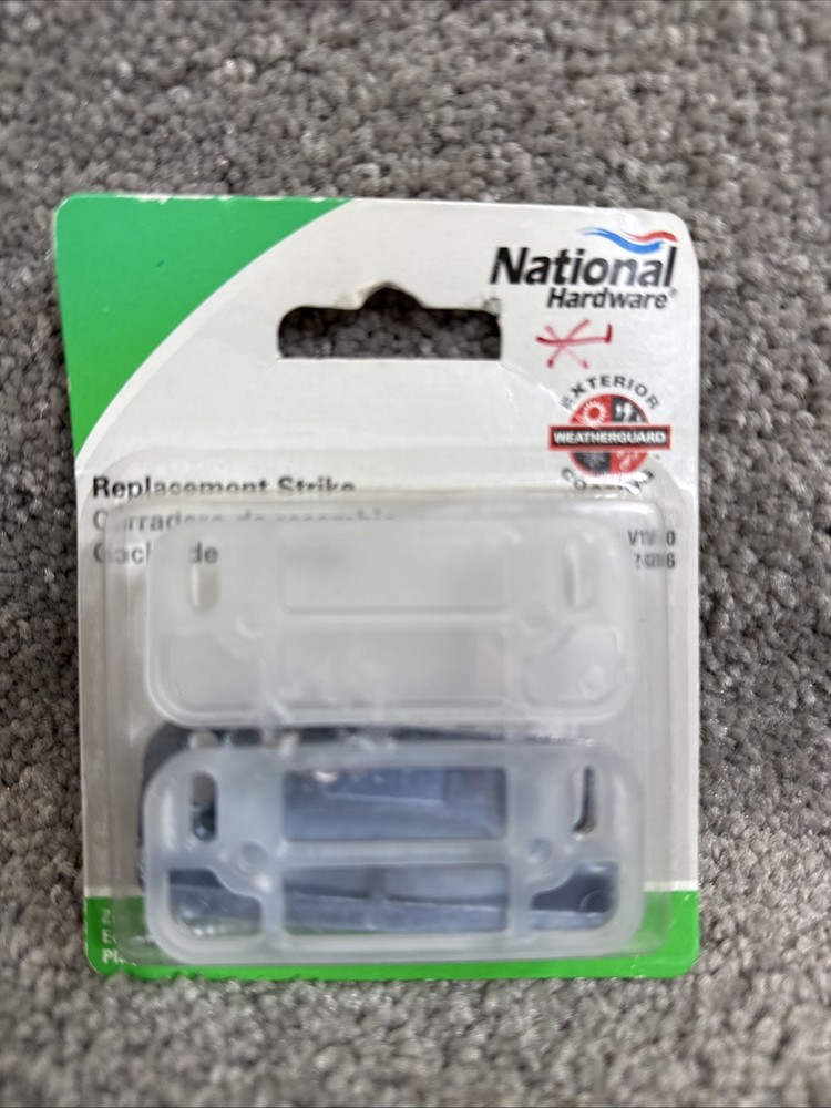 Screen/Storm Door Strike Plate, Zinc – N162-016 V1350 National Hardware