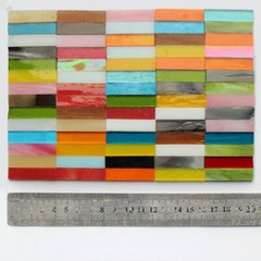 200G Bulk Shiny Glass Mosaic Tiles Patch Craft DIY Material Mixed Home Decor Art