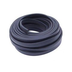 NBR Solid Rubber Black Nitrile Strip Square Bar Gasket Elastic Oil-resistance 1M