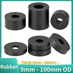 Round Rubber Pads Anti Vibration Isolation Spacer Buffer Block Spacer Washer