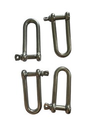 2x 8mm Marine Grade Stainless Steel LONG D Shackle Boat Marine Shade Sail DIY