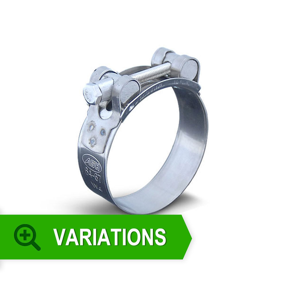 Performance Stainless Steel T Bolt Hose Clamp Turbo Radiator Silicone for BMC