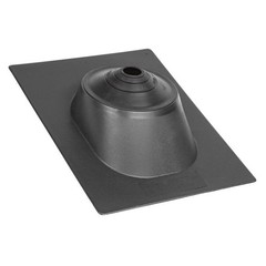 IPS 12 in. W x 16 in. L Black Plastic Roof Flashing