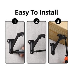 Handrail Stair Brackets 3″ Oil Rubbed Bronze 6 Pack,