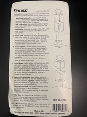 KeyLock Fully Concealable Newel Post Fasteners Made in USA