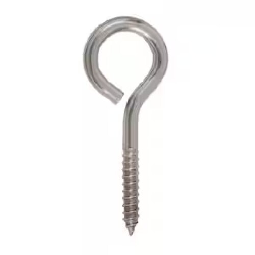 3-PK Everbilt 5/16 in x 3-1/4″ Stainless Steel Lag Bolts Screw Eye Hooks 803674