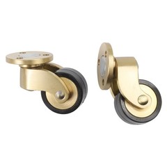 For Coffee Tables Brass Casters Home Organization Brushed Brass Finish