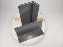 17x 9″ x 7″ Aluminum Step Flashing Gray Pewter – Roofing