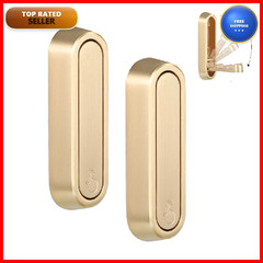 Dntorx Folding Coat Hooks 2 Pcs Foldable Gold Wall Hooks Heavy Duty Foldable