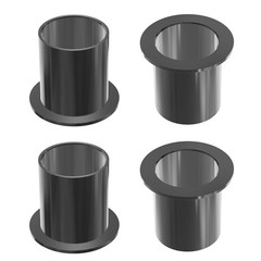 FOCMKEAS 4Pcs 1214 Pom Flanged Sleeve Bearings 12mm ID x 14mm OD x 15mm Lengt…