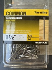 Common Nails, Polished Nickel, 1.5-In. x 4D, 175-Pk. -461683