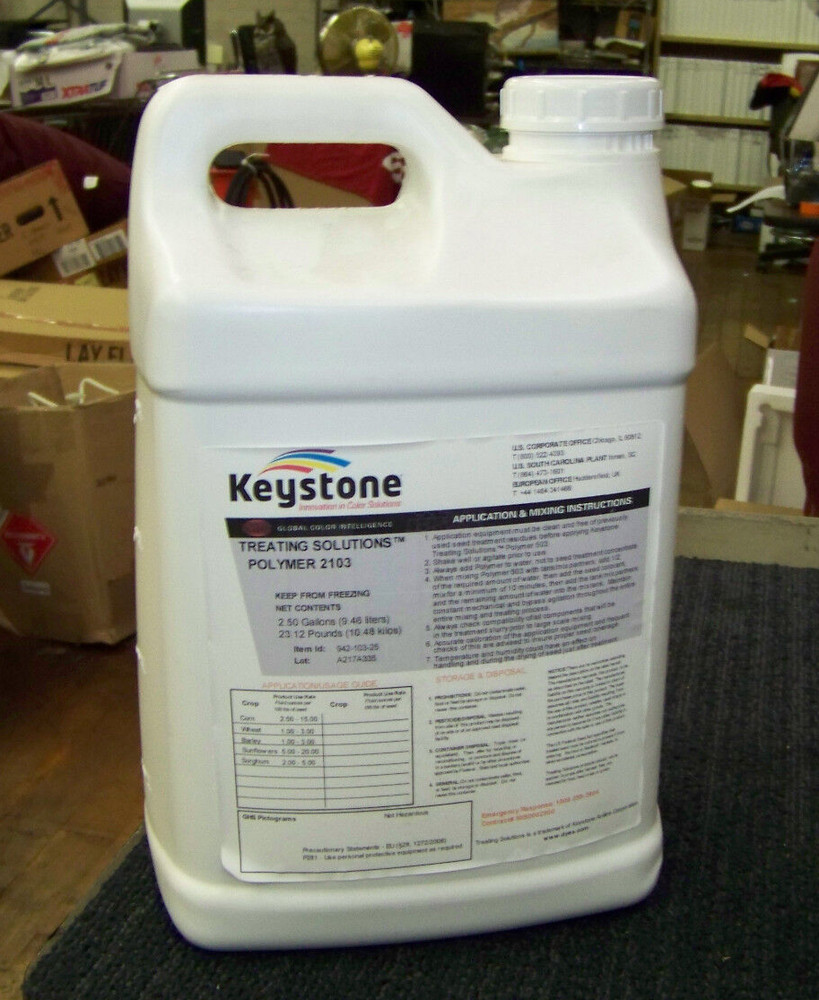 Keystone Treating Solutions Polymer 2103 2.5 Gallons Item No. 942-103-25 New