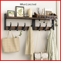 Evermagin 29 Coat Rack Wall Mount Shelf 4 In 1 Coat And Key Hanger 11 Metal