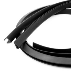 0.5mm-12mm U Rubber Black Edge Protection Frame Profile Edging Trim Seal Slot