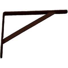 Black HD Steel Shelf Bracket, 12″ High