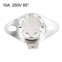 3 x 85C Manual Reset Thermostat Normal Closed Temperature Switch 250V 10A