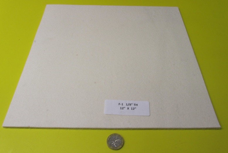 F1 Felt Sheet 1/8″ Thick x 12″ x 12″