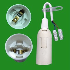 Small Edison Screw SES E14 Light Bulb Lamp Holder Socket With Terminal Block M10