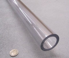Polycarbonate Round Tube 1.75″ x 1.25″ x 1/4″ Wall (1 34″ x 1 1/4″)-9001P