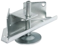 Hafele 637.23.900 Galvanized Steel Base Leveler with Supporting Bracket