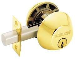 CASE (4) KEYED ALIKE SCHLAGE B62NV 505 Brass Double-Cylinder Deadbolt Lock