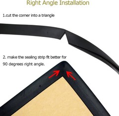 1mm-20mm RubberU Channel EdgingTrim Seal Strip Profile Edge Protector Slot