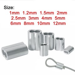 Aluminium Swages Crimps Ferrule for 1mm – 12mm Stainless Steel Wire Rope Cable