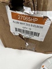 Amerimax Aluminum 2.25-in White Downspout Side Elbow 15PK