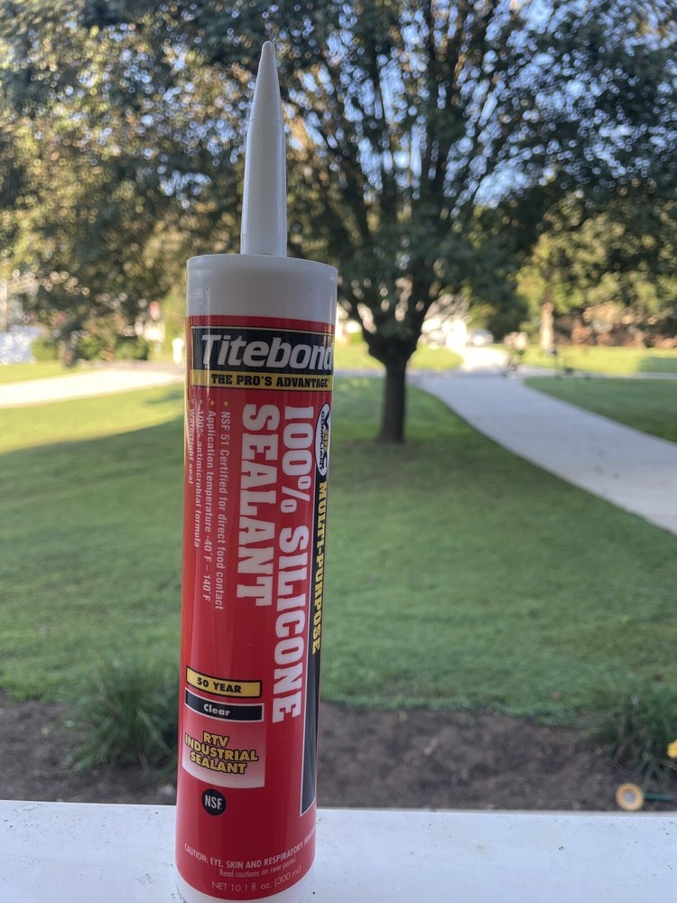 Titebond 10.1 Oz 100% Silicone Sealant – Clear Set Of 5