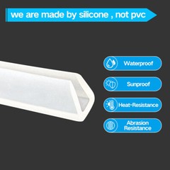Silicone Rubber U-Shape Sealing Strip Slot width 1mm~ 15mm U Channel Edging Trim