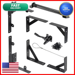 Wekis Fence Gate Kit Gate Hardware 1 Set Anti Sag Gate Kit Gate Frame Cornor