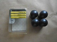 Shepherd 19213 package of 4 Vinyl Leg Tips 1″