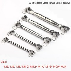Stainless Steel Turnbuckle / Rigging Screw, 304 Stainless Steel With Fork End