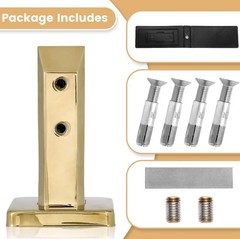 Glass Railing Spigot Heavy Duty Stainless Steel Pool Fence Clamp 5/16″-1/2″