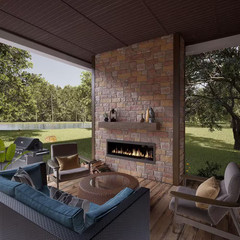 Everstone Cobblestone 23.75 In. X 48 In. Urethane Composite Faux Stone Panel Sid