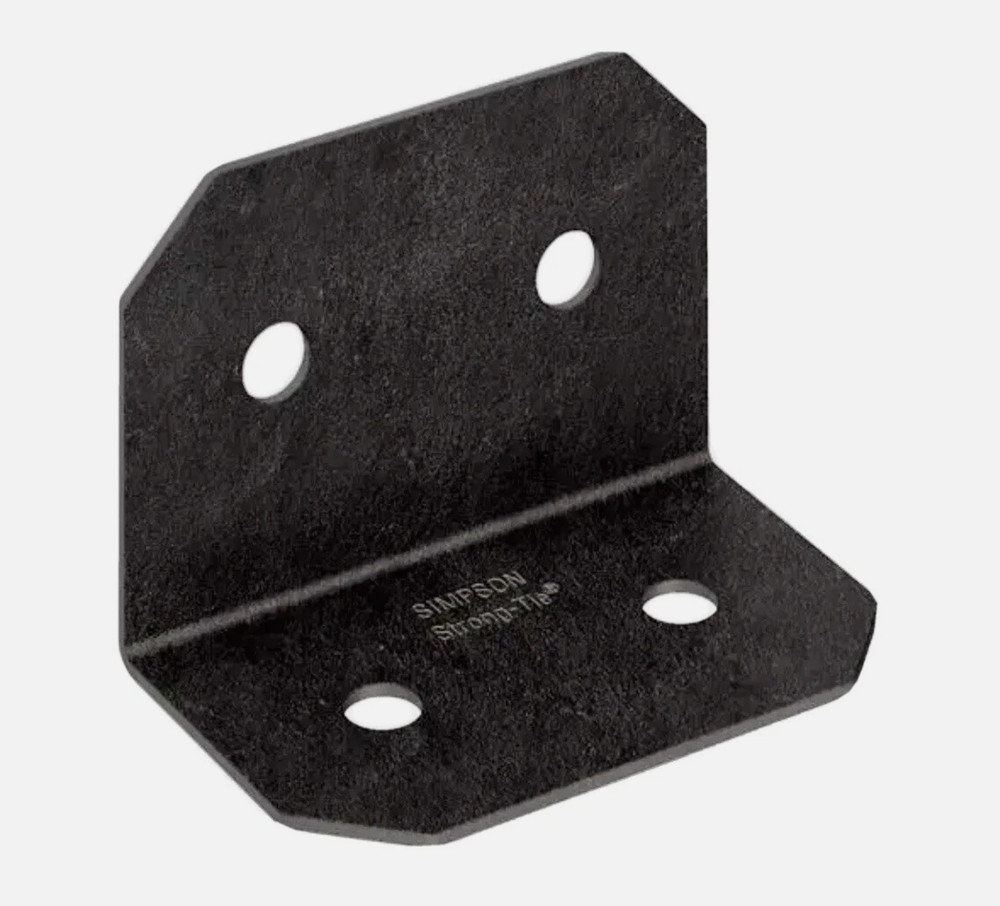3.25x5x3 Simpson Strong-Tie zMax 90° Angle APVA6 Outdoor Accents Steel Bracket
