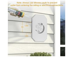 Siding Mounting Kit8141DBL Light Mounting Block with Built-in Box for 1/2 inc…