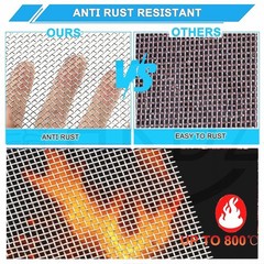 Stainless Steel Woven Wire Mesh (Filter Grading Sheet) Metal Silk to Heavy Gauze