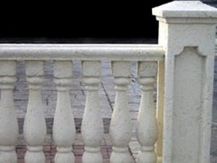 SQUARE COLUMNS KEYSTONE FOR BALUSTRADE PRECAST STONE