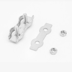 Wire Rope Cable Rope Clamps Caliper Single/Double Clips A2 304 Stainless Steel