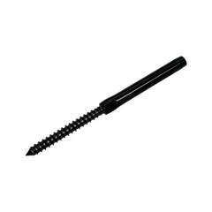 T316 SS Black Oxide 1/8″ Hand Swage Lag Stud For 1/8″ Cable Wire Right Lag
