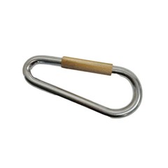 5/16″ Carabiner Quick Link Spring Loaded Lock,440 Lbs WLL, Stainless Steel 4 Pcs