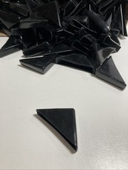Glass Corner Protectors 1/2” – 13 MM Black Rubber Soft Plastic 2” X 2 “ Qty- 129