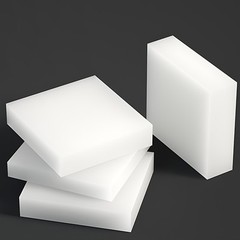 White Silicone Rubber Sheet Pad 50x50mm 100×100 200×200 300X300mm Thick 5mm~30mm