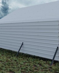 Roofing Panels 140 ft² 64.2” L x 19.7” W, 29 Ga. Galvanized Steel Metal Ribbed