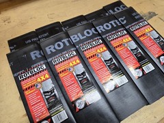 Rotbloc 4×4 Wooden Fence Post Wraps Prevents Wood Rot Made in USA – Lot of 10