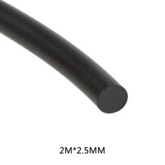 Dia 1.5mm-20mm Solid Nitrile Rubber Cord – Black O Ring Anti Oil Seal Gasket